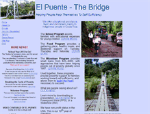 Tablet Screenshot of elpuente-thebridge.org